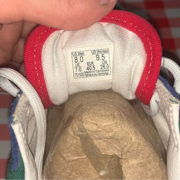 Vans Men-Women Yacht Club Old Skool Sneakers Blu Green Yellow Red size 9.5W - Picture 8 of 12